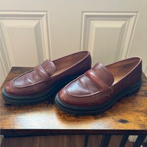 Madewell Women's Burgundy Loafers